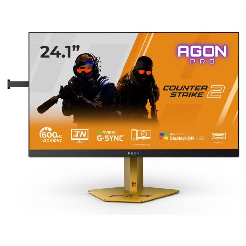 Monitor AOC AGON PRO CS24A 24,1" FullHD 610Hz Fast-TN črno/zlato USB-vozlišče DisplayHDR 400