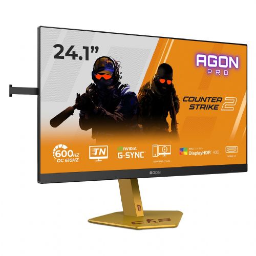 Monitor AOC AGON PRO CS24A 24,1" FullHD 610Hz Fast-TN črno/zlato USB-vozlišče DisplayHDR 400