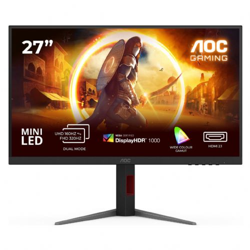 Monitor AOC AGON U27G4XM 27" Ultra HD/4K, Mini LED, 160 Hz, Fast IPS, USB vozlišče