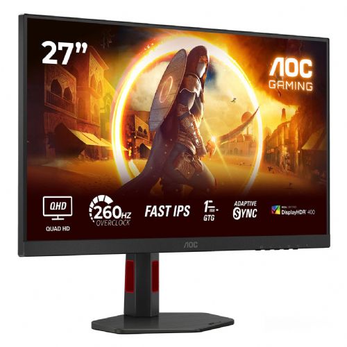 Monitor AOC Q27G4ZR 27" QHD, Fast-IPS, 240Hz, 1 ms, DisplayHDR 400