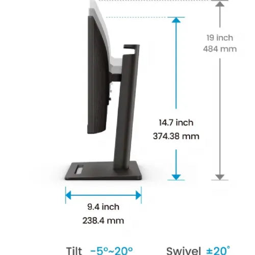 Monitor BenQ GW2490T, 60,5cm (23,8"), FHD, IPS, 100Hz, črna
