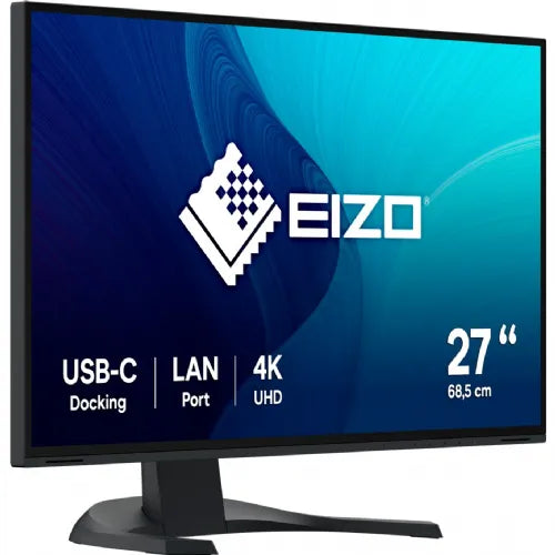 Monitor Eizo EV2740X-BK, 69cm (27"), UHD/4K, 16:9; IPS, 350cd/m2, 60Hz, HDMI, DP, USB-C (94W), LAN, črna