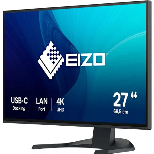 Monitor Eizo EV2740X-BK, 69cm (27"), UHD/4K, 16:9; IPS, 350cd/m2, 60Hz, HDMI, DP, USB-C (94W), LAN, črna