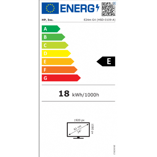 Monitor HP E24m G4 24", IPS, FullHD, 75 Hz, vgrajena spletna kamera