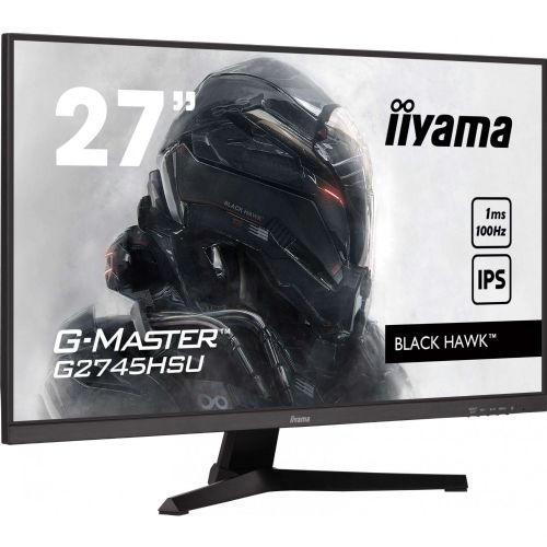 Monitor Iiyama G2745HSU-B2, 68,5 cm (27"), 1920 x 1080, 16:9, FHD,100 Hz, IPS, 300 cd/m2, 1ms, črna