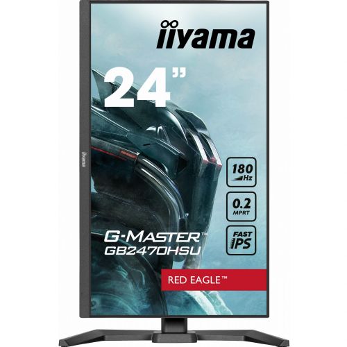 Monitor IIYAMA GB2470HSU-B6 60,5 cm (23,8"), 1920x1080 (FHD), IPS, 300 cd/m2, 16:9 HDMI+DP+USB IPS, črna