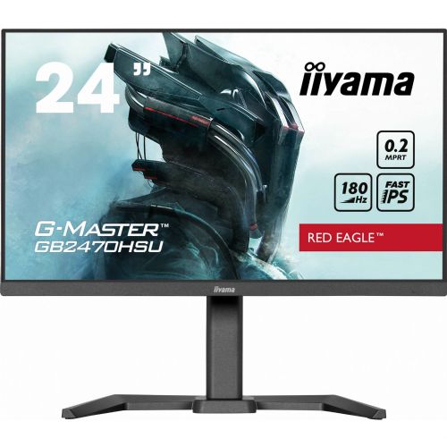 Monitor IIYAMA GB2470HSU-B6 60,5 cm (23,8"), 1920x1080 (FHD), IPS, 300 cd/m2, 16:9 HDMI+DP+USB IPS, črna