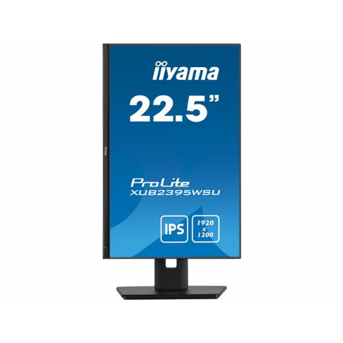 Monitor Iiyama ProLite monitor XUB2395WSU-B5, 57,15 cm (22.5") nastavljiv po višini, IPS, 1920 x 1200, vrtljiva funkcija, HDMI, DisplayPort, USB Hub, črna
