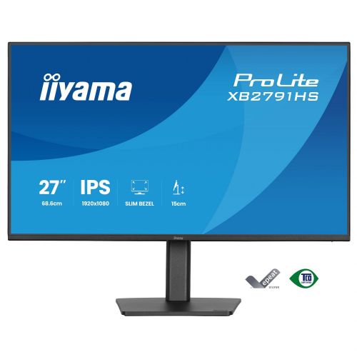 Monitor Iiyama ProLite XB2791HS-B1 27" IPS FullHD 120Hz zvočniki nastavljiva višina
