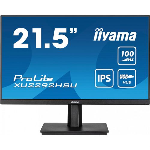 Monitor Iiyama ProLite XU2292HSU-B6 55,9cm (22") 16:9 FHD IPS 0,4ms 100Hz HDMI DP USB zvočnik črna