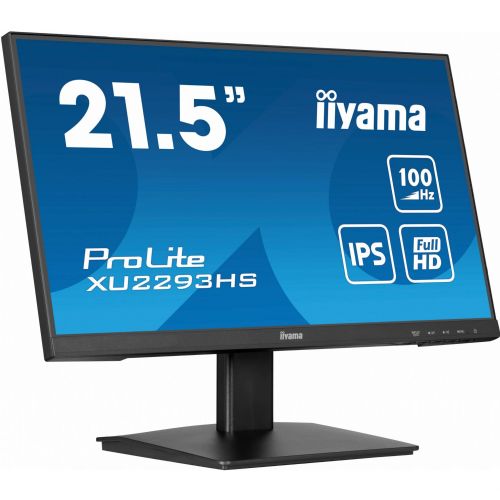 Monitor Iiyama ProLite XU2293HS-B6 54,6 cm (21,5"), 1920x1080 (FHD), IPS, 300cd/m2, 16:9 1ms 100Hz HDMI DP zvočnik črna
