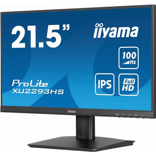 Monitor Iiyama ProLite XU2293HS-B6 54,6 cm (21,5"), 1920x1080 (FHD), IPS, 300cd/m2, 16:9 1ms 100Hz HDMI DP zvučnik crni
