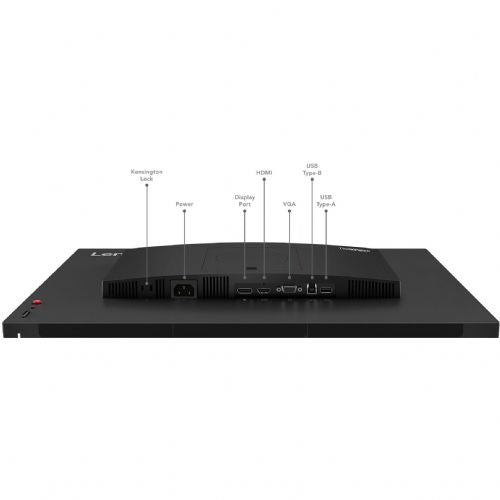 Monitor Lenovo ThinkVision T24d-30 60,96 cm (24"), IPS 16:10 1920x1200 300cd/m2 1500:1 6ms 1x DP 1.2 1x HDMI 1.4 1x VGA USB HUB 100Hz 2x2W, črna