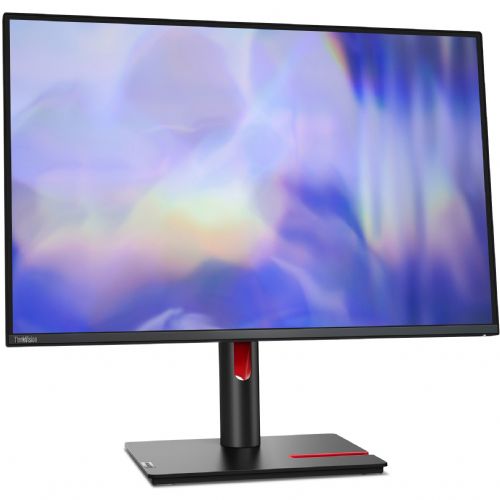 Monitor Lenovo ThinkVision T24d-30 60,96 cm (24"), IPS 16:10 1920x1200 300cd/m2 1500:1 6ms 1x DP 1.2 1x HDMI 1.4 1x VGA USB HUB 100Hz 2x2W, črna