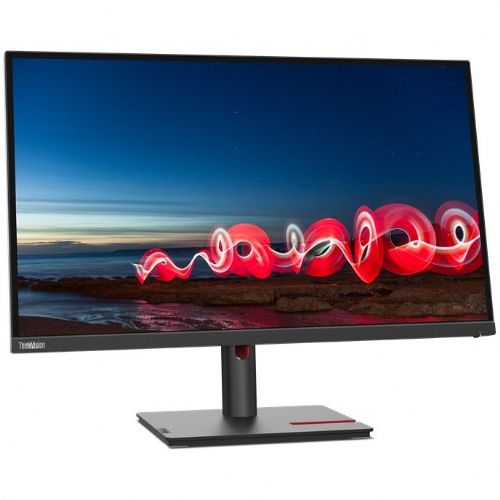 Monitor Lenovo ThinkVision T27h-30 68,6 cm (27"), 2560 x 1440 (QHD), IPS, 16:9, 60Hz 350cd/m2 1000:1 3M:1 4ms USB-C HDMI2.0 USB3.2 4xUSB3.1, črna