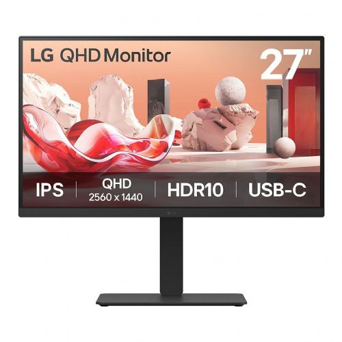 Monitor LG 27BA75QB-B 27" QHD IPS 100Hz USB-C Pivot