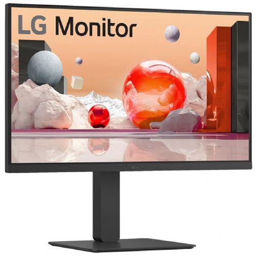 Monitor LG 27BA850-B.AEU, 68,6cm (27"), 1920 x 1080 FHD, IPS, kamera, mikrofon, USB-C (65W), 5ms, črna