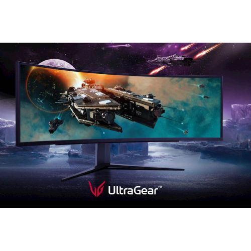 Monitor LG 49" 49GR85DC-B UltraGear zakrivljeni, 5120x1440, 2x HDMI, DP, 240Hz 49GR85DC-B.AEU