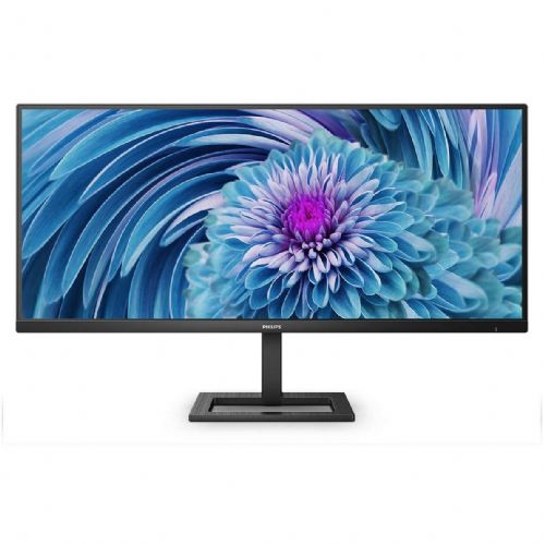 Monitor Philips 346E2LAE 86,36 cm (34,0"), 3440 x 1440 (UWQHD), VA, 300 cd/m2, 4 ms, 21:9, HDMI, USB-C 65W, črna