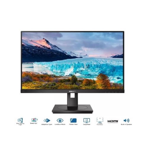 Monitor Philips S-line 272S1AE 68,6 cm (27"), 1920 x 1080 (FHD), 16:9 4ms HDMI DVI-D VGA DisplayPort VESA Pivot Speaker Full HD , črna