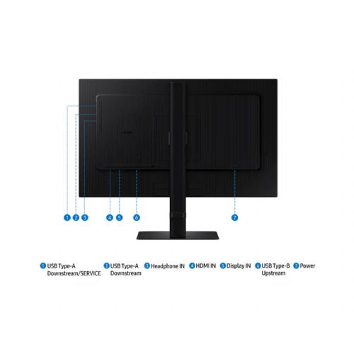 Monitor Samsung 24 S60D ViewFinity S6, IPS, 2560x1440, HDMI, DP LS24D600EAUXEN