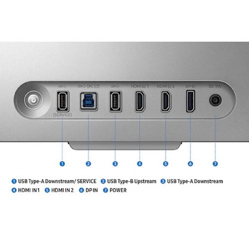 Monitor Samsung G90XF Odyssey 3D, 68,58 cm (27"), 3840 x 2160 (4K UHD), IPS, 350 cd/m2, 2 x HDMI, DP (LS27FG900XUXEN)