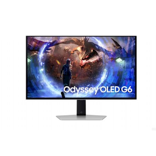 Monitor Samsung Odyssey QHD G6 G60SD 68,58 cm (27,0"), 2560 x 1440 (WQHD), OLED, 250cd/m2, 16:9, 360Hz, DP, 2x HDMI LS27DG602SUXEN