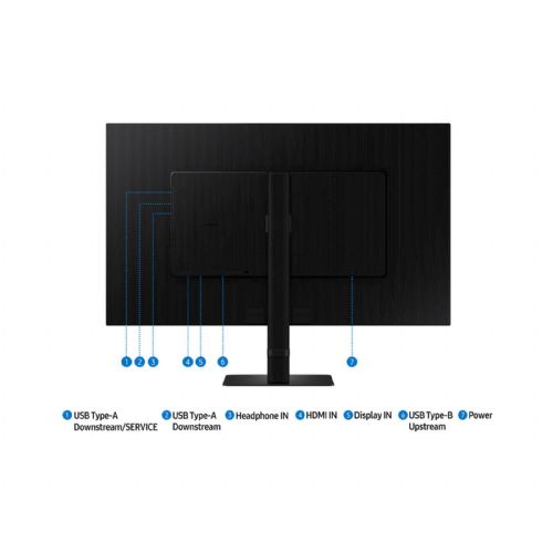 Monitor Samsung LS32D600EAUXEN ViewFinity S6 32", IPS, QHD 2560x1440, 100 Hz, HDR10