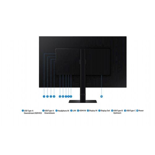 Monitor Samsung B2B ViewFinity S6 S60UD 81,28 cm (32,0''), IPS, 2560 x 1440 (WQHD), 16:9, DP, HDMI, USB-C 90W, črnaLS32D600UAUXEN