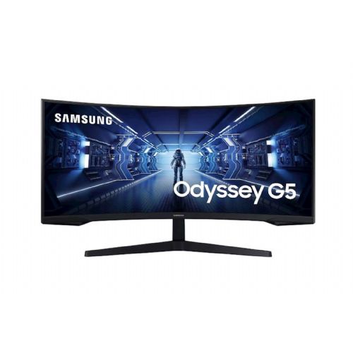 Monitor Samsung Odyssey G5 (G55T), 86,36 cm (34"), VA, ukrivljen, 21 : 9, 3440 x 1440, HDMI, DP (LC34G55TWWPXEN)
