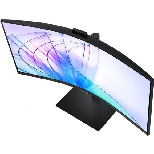 Monitor Samsung ViewFinity S65VC S34C652VAU, 86cm (34"), UWQHD, VA, 21:9, 350 cd/m2, 100Hz, 5ms, HDMI, USB-C (90W), DP, ukrivljen, kamera, črna