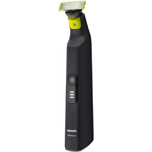 Moški urejevalnik Philips OneBlade Pro 360 vgrajena litij-ionska baterija, 360-stopinjsko rezilo, 90 min delovanja, mokro/suho britje, natančni glavnik 14 nastavitev