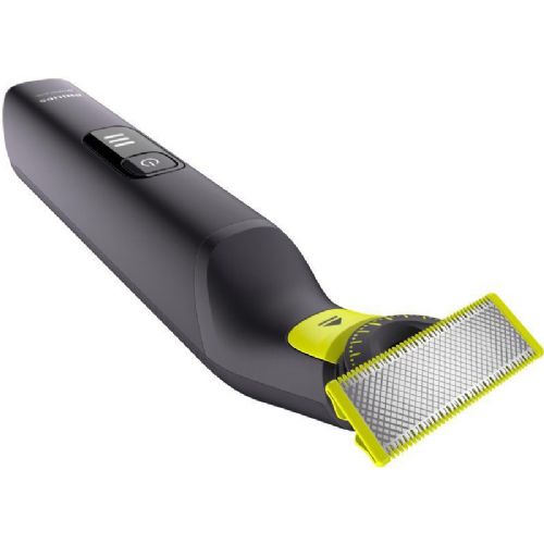 Moški urejevalnik Philips OneBlade Pro 360 vgrajena litij-ionska baterija, 360-stopinjsko rezilo, 90 min delovanja, mokro/suho britje, natančni glavnik 14 nastavitev
