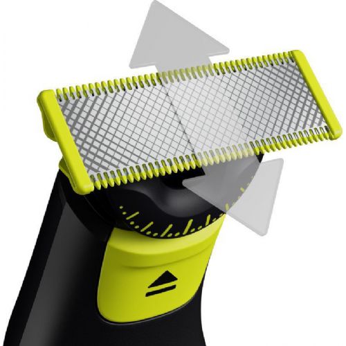Moški urejevalnik Philips OneBlade Pro 360 vgrajena litij-ionska baterija, 360-stopinjsko rezilo, 90 min delovanja, mokro/suho britje, natančni glavnik 14 nastavitev