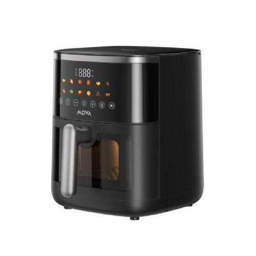 Pametni cvrtnik na vroč zrak MOVA FD10 Pro Max Wi-Fi, 6 l, 2000 W, 11 programov, črne barve