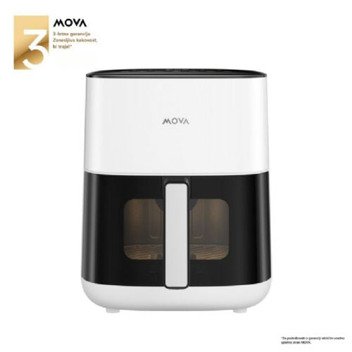Cvrtnik na vroč zrak MOVA FD10S Pro, 6 l, 2000 W, dvojna grelna spirala, digitalno upravljanje, bele barve