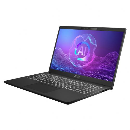 Prenosnik MSI Modern 15 H AI C1MOG-242 Intel Core Ultra 7 155H, 16 GB RAM, 512 GB SSD, 15,6" FHD IPS, DE, Windows 11 Home