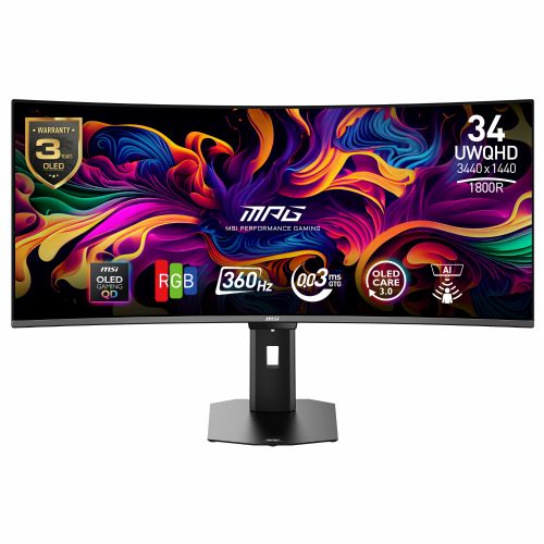 Igralni monitor MSI MPG 341CQRDE QD-OLED X36 - 360Hz, 0,03ms GtG