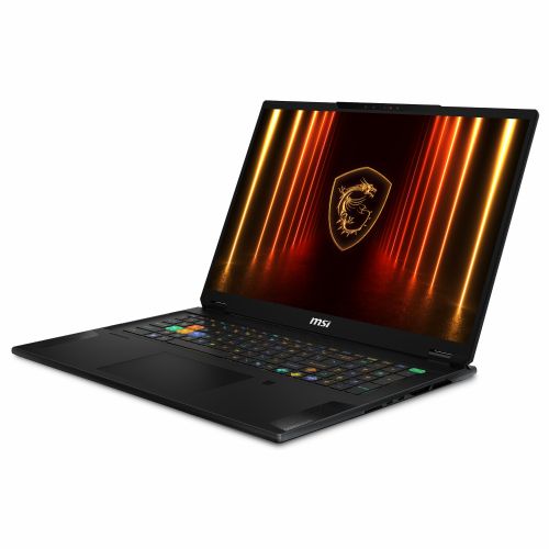 Prenosnik MSI Stealth 18 HX AI A2XWIG-042 črna, Intel Core Ultra 9 275HX, NVIDIA GeForce RTX 5080 64 GB DDR5, 2 TB SSD/DE/Windows 11 Pro 64-bit