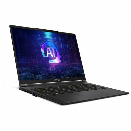 Prenosnik MSI Stealth A16 AI+ A3XWHG-044R AI 9 HX 370 RTX 5070 Ti 32GB DDR5 2TBSSD/DE/W11H črna