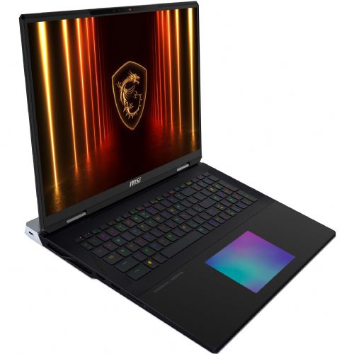 Prenosnik MSI Titan 18 HX AI A2XWIG-073 CU9 285HX RTX 5080 64GB DDR5 6TBSSD/DE/ W11P črna srebrna