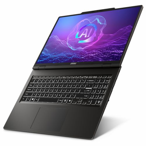 Prenosni računalnik MSI VenturePro A16 AI+ A3HWEG-003, AMD Ryzen AI 7, 40,6 cm (16") 2K OLED, 16 GB RAM, 1 TB SSD, GeForce RTX 5050, DE, W11Home, črna
