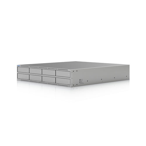 NAS sistem Ubiquiti UniFi UNAS Pro 8, 8 rež za diske, štirijedrni ARM 2,0 GHz, 16 GB RAM, 10 Gbit/s, redundantni napajalnik
