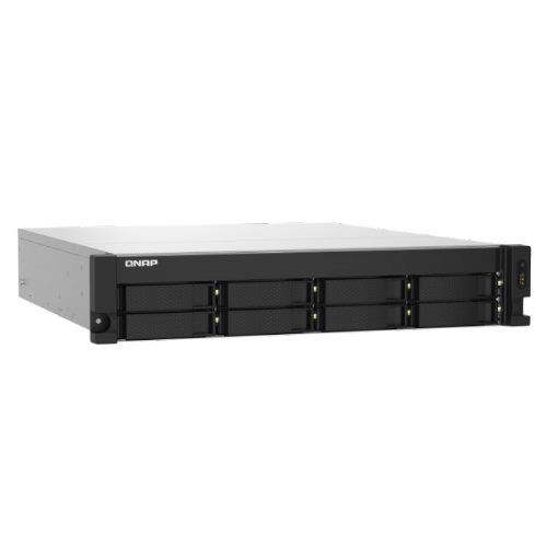 NAS sistem Qnap TS-832PXU-RP-4G, 8 rež, 4 GB RAM, 1,7 GHz štirijedrni procesor, 2x 10GbE SFP+, redundantno napajanje