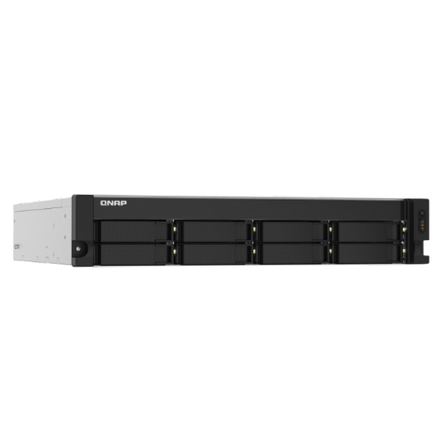 NAS sistem Qnap TS-832PXU-RP-4G, 8 rež, 4 GB RAM, 1,7 GHz štirijedrni procesor, 2x 10GbE SFP+, redundantno napajanje