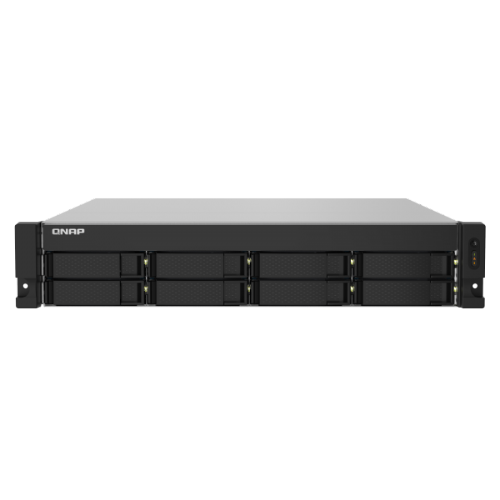 NAS sistem Qnap TS-832PXU-RP-4G, 8 rež, 4 GB RAM, 1,7 GHz štirijedrni procesor, 2x 10GbE SFP+, redundantno napajanje