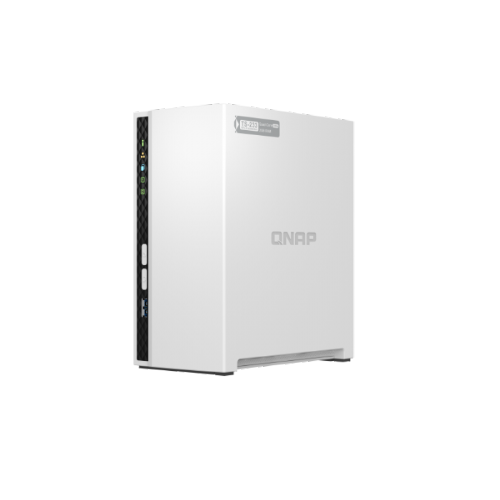 NAS sistemi Qnap TS-233 2GB RAM, 2x reža za disk, USB kopiranje, LAN, bela