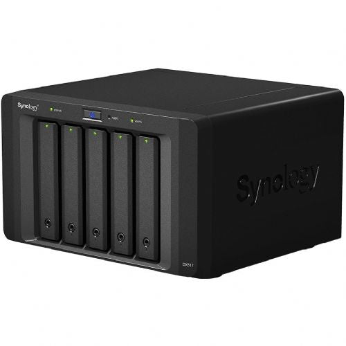 NAS Synology DX517 za omrežno shranjevanje (črna)
