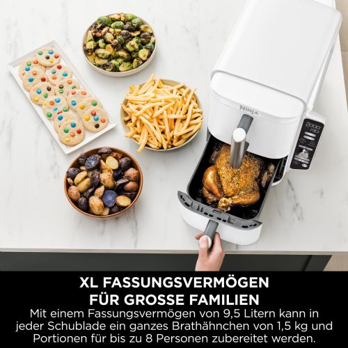 Cvrtnik Ninja SL400EUWH Double Stack XL, 9,5 l, bel