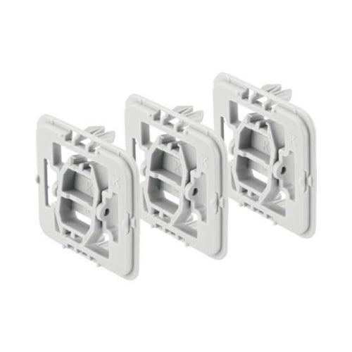 Okvir za vtičnice Bosch Smarthome Switch düwi/Popp, komplet 3 kosov, adapter za pametni dom